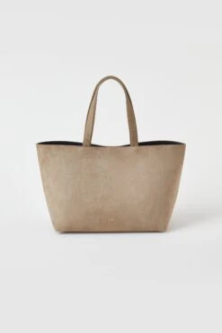 CLOSED Veloursledertasche