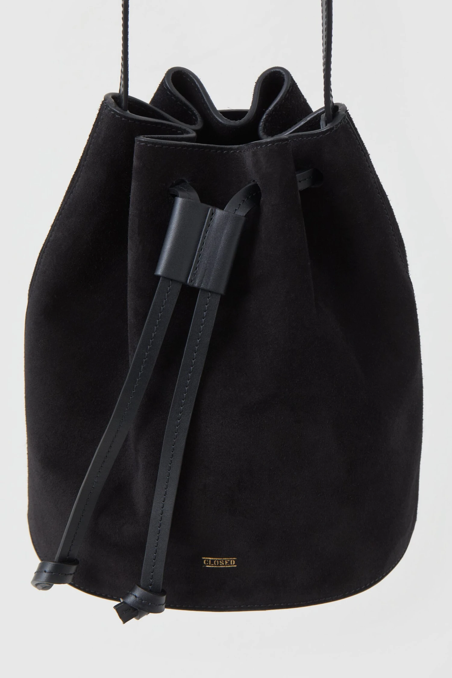 CLOSED Bucket Bag Aus Veloursleder 6 CLOSED Bucket Bag Aus Veloursleder – Bild 4