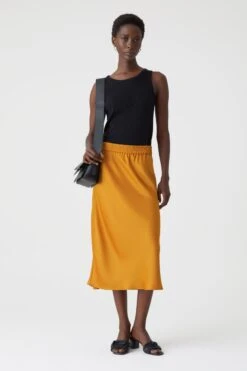 CLOSED Maxirock Aus Seide