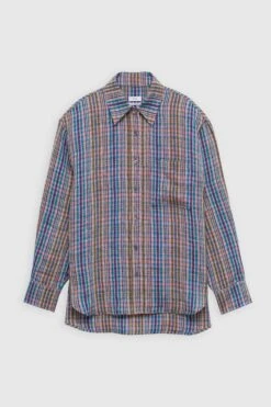 CLOSED Checked Linen Shirt -ModeZeit C94241 54A 22 554 5