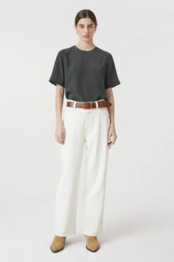 CLOSED Kurzarmbluse Aus Seide -ModeZeit C94244 277 22 144 4