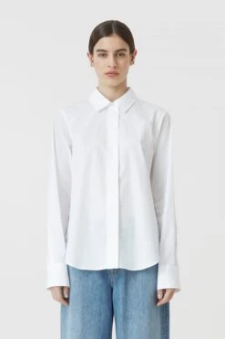 CLOSED Hemdbluse Aus Popeline