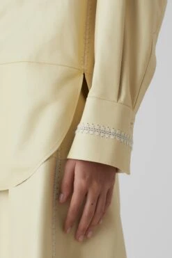 CLOSED Hemdbluse Aus Leder -ModeZeit C94486 81P DD 491 2