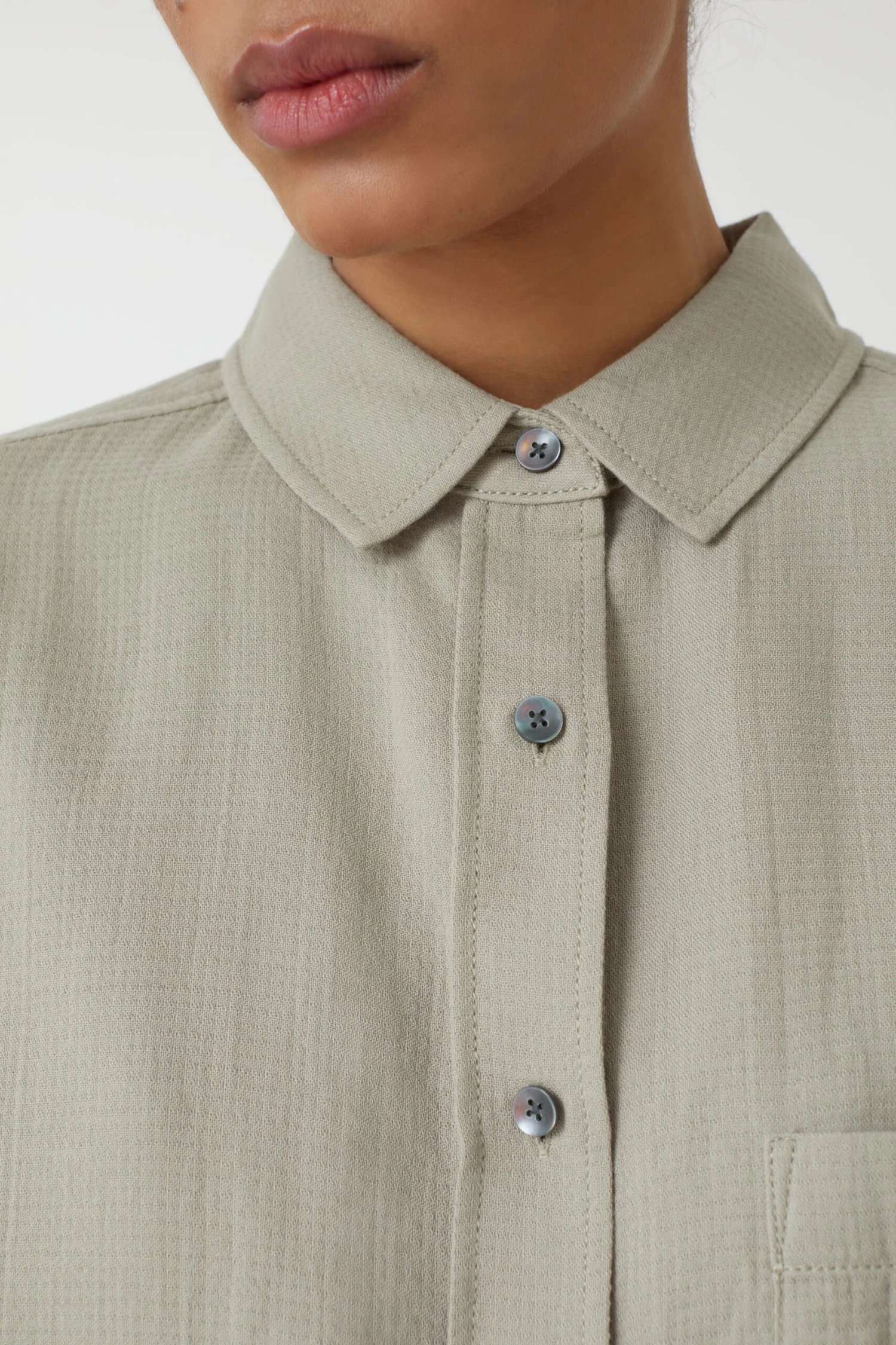 CLOSED Longshirt Aus Baumwollstoff 5 CLOSED Longshirt Aus Baumwollstoff – Bild 3