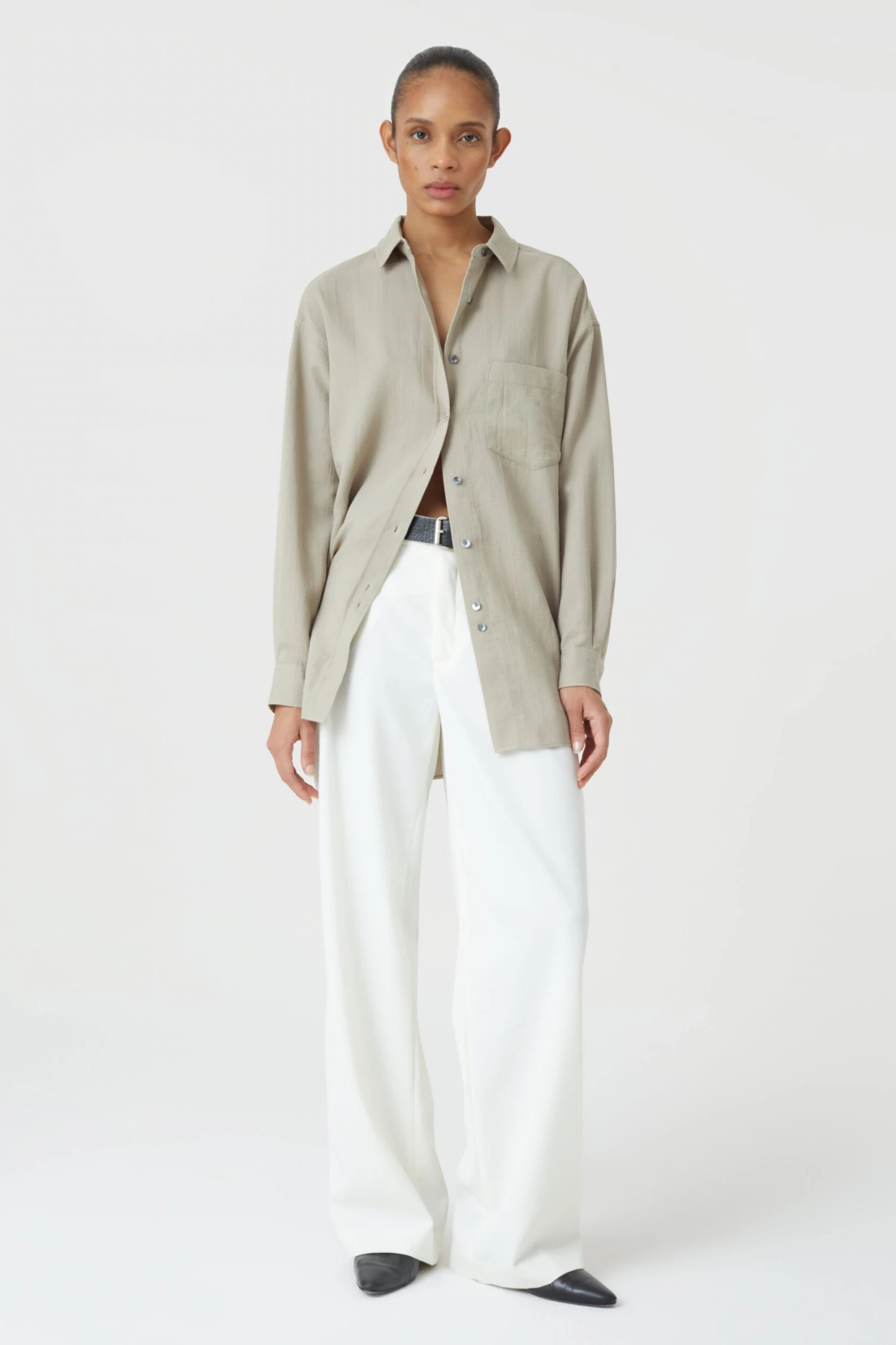 CLOSED Longshirt Aus Baumwollstoff 7 CLOSED Longshirt Aus Baumwollstoff – Bild 5