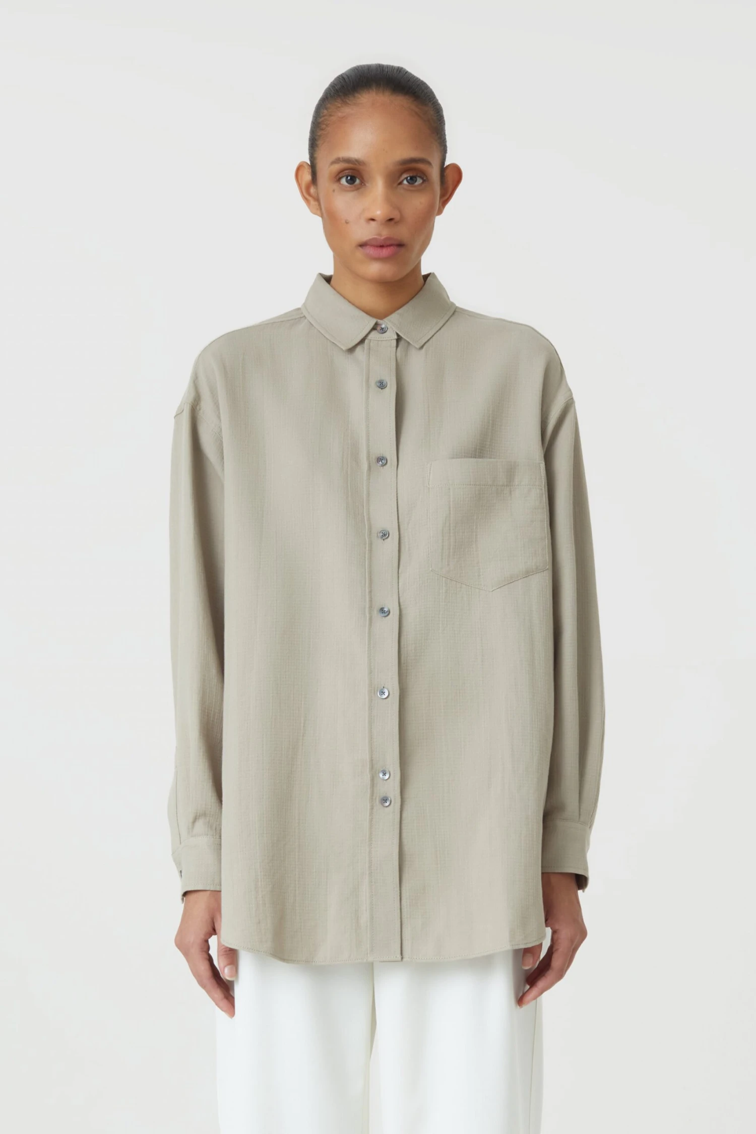 CLOSED Longshirt Aus Baumwollstoff 3 CLOSED Longshirt Aus Baumwollstoff