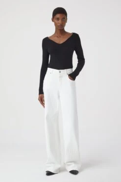 CLOSED Longsleeve Mit V-Neck -ModeZeit C96359 91W 22 100 4