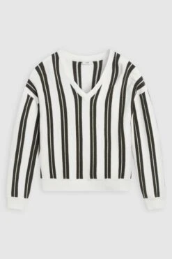 CLOSED Gestreifter Strickpullover -ModeZeit C96451 922 ST 101 4