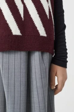 CLOSED Gemusterter Pullunder 12 CLOSED Gemusterter Pullunder -ModeZeit C96640 987 SI 856 2