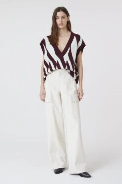 CLOSED Gemusterter Pullunder 15 CLOSED Gemusterter Pullunder -ModeZeit C96640 987 SI 856 5