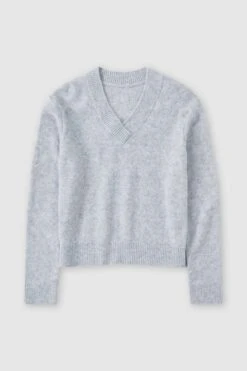 CLOSED V-Pullover Aus Alpaka-Mix 13 CLOSED V-Pullover Aus Alpaka-Mix -ModeZeit C96753 98I 22 127 5