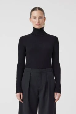 ModeZeit 24 CLOSED Turtleneck Aus Bio-Wolle