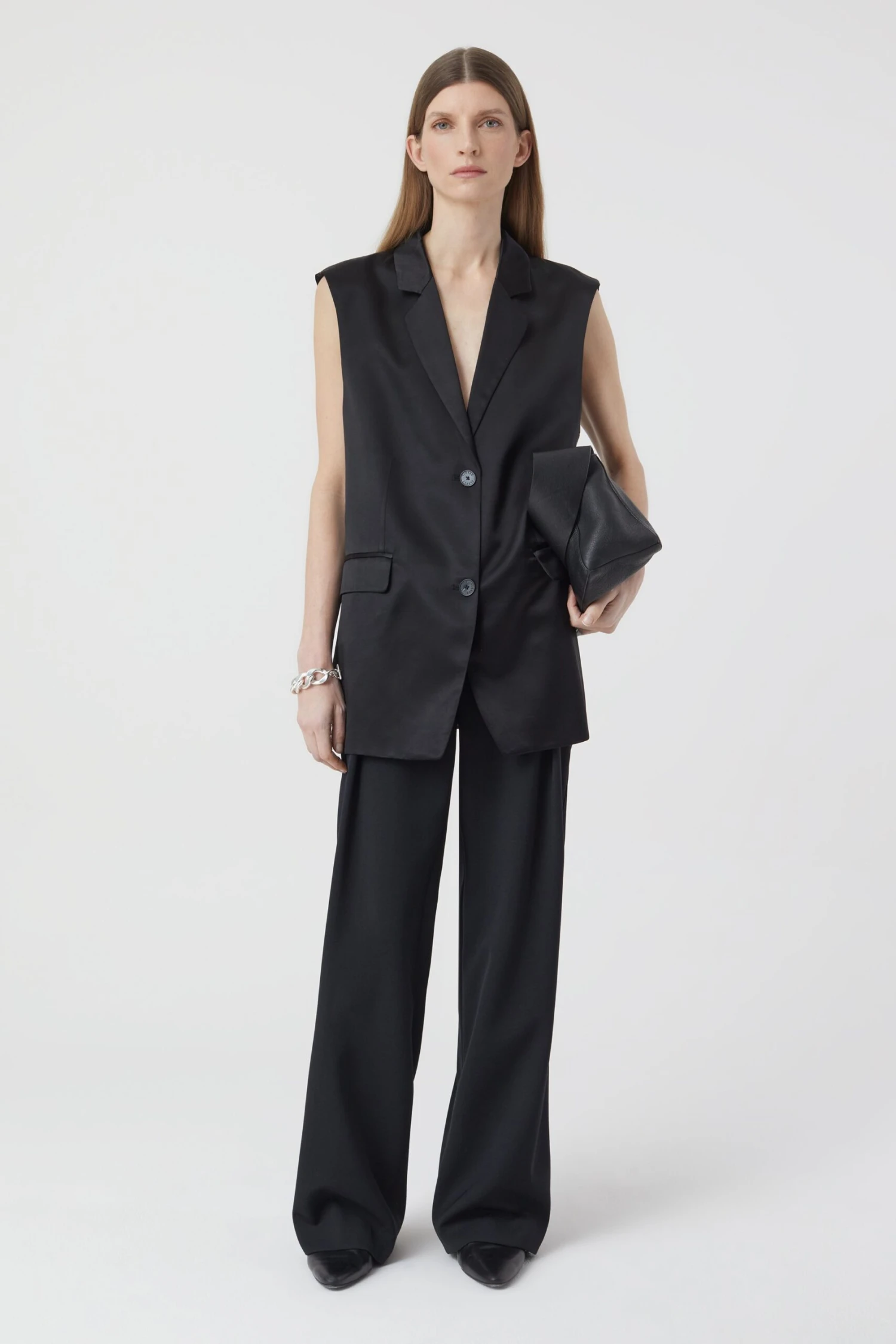 CLOSED Blazer Vest Aus Satin 3 CLOSED Blazer Vest Aus Satin